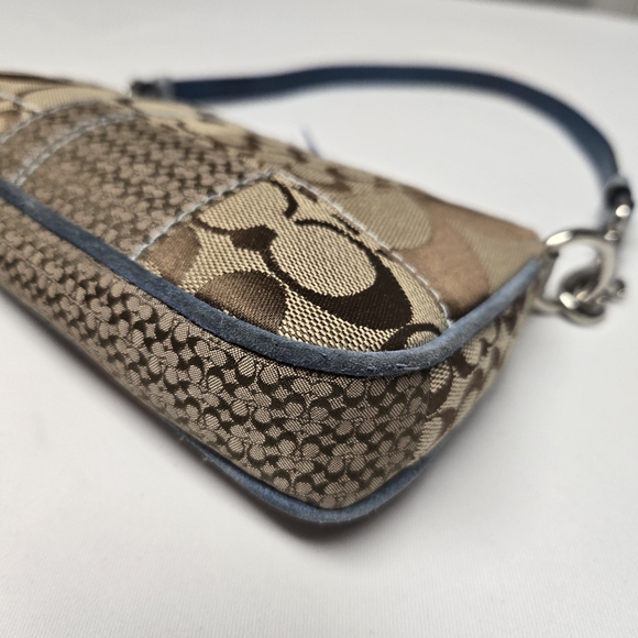 Vintage Coach 3693 Patchwork Python Trim Mini Shoulder Bag - Picture 4 of 10